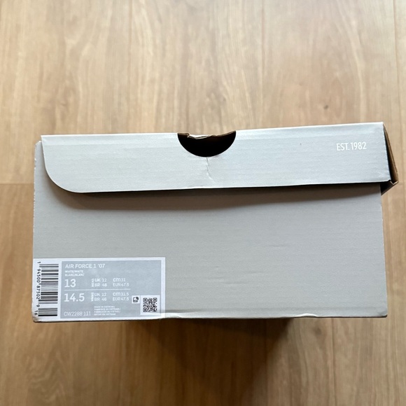 NIB Nike Air Force 1 ‘07 White Size 13 - Picture 10 of 10
